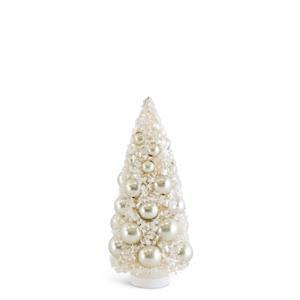 Bottle Brush Tree with Champagne Ornaments